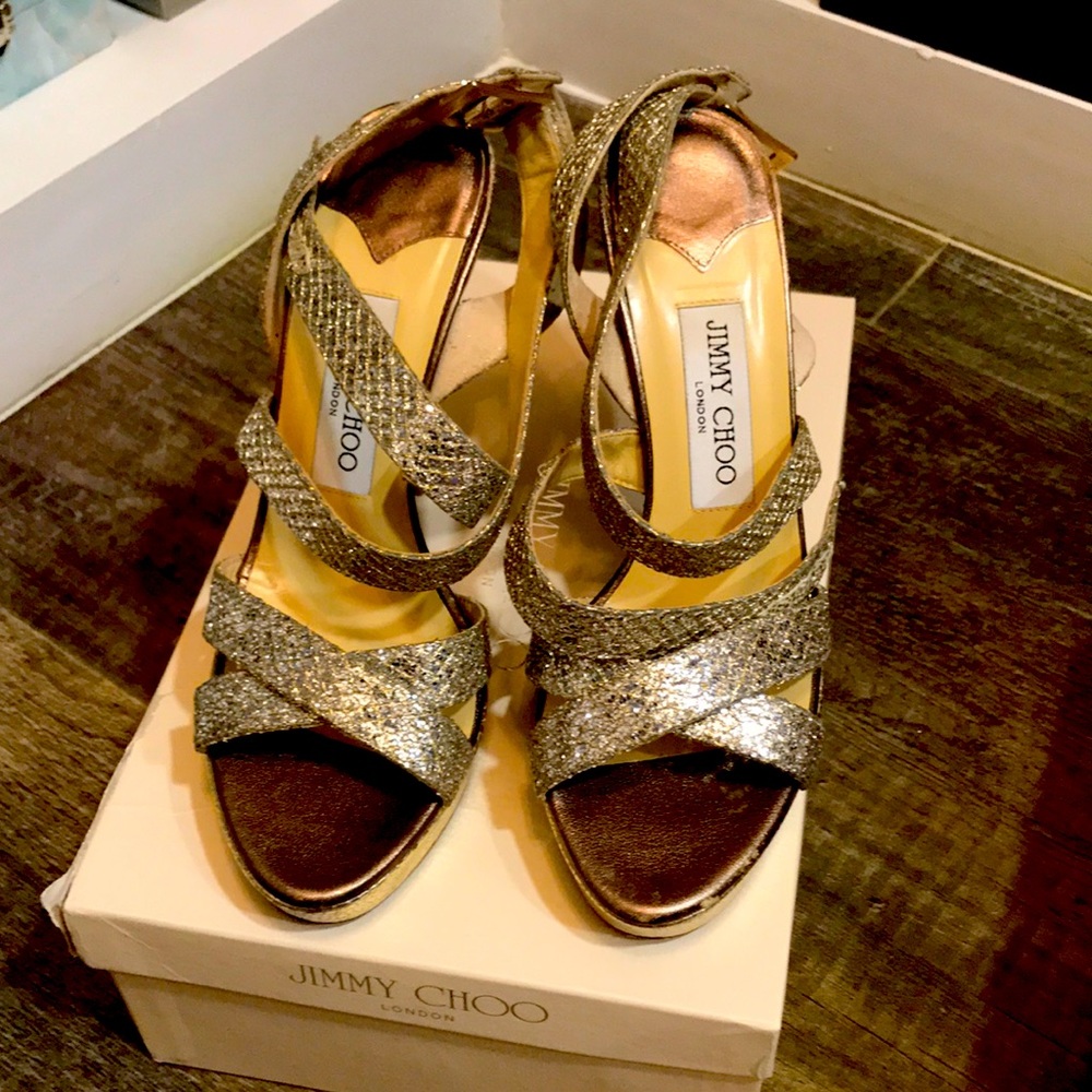 Jimmy choo 131 paisley patent stilleto